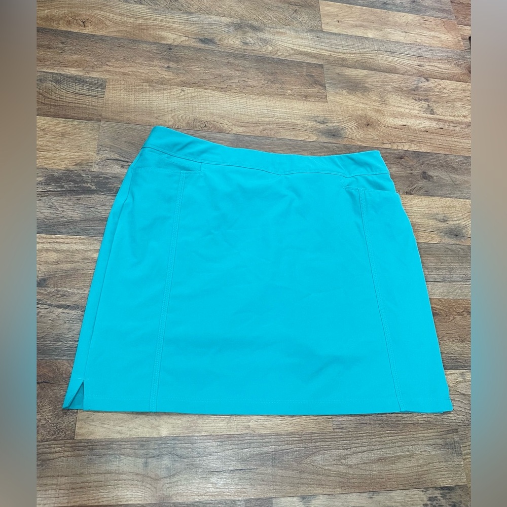 Adidas Blue Mini Pencil Skirt with Slit